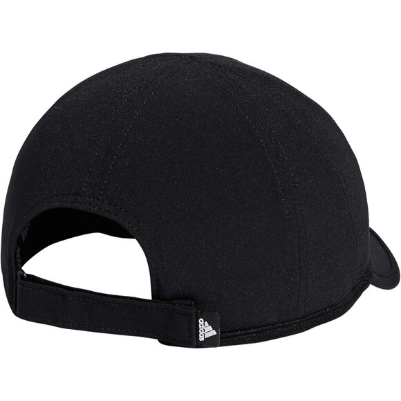 Men's Black/Silver Superlite Hat – Lightweight Athletic Running Cap for Workouts - Picture 4 of 8